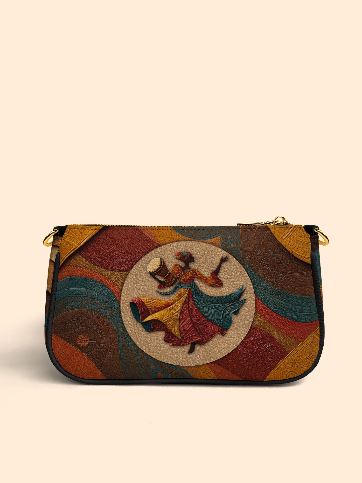 Dancing Rhythm Classic Zip Pochette QR0XD192