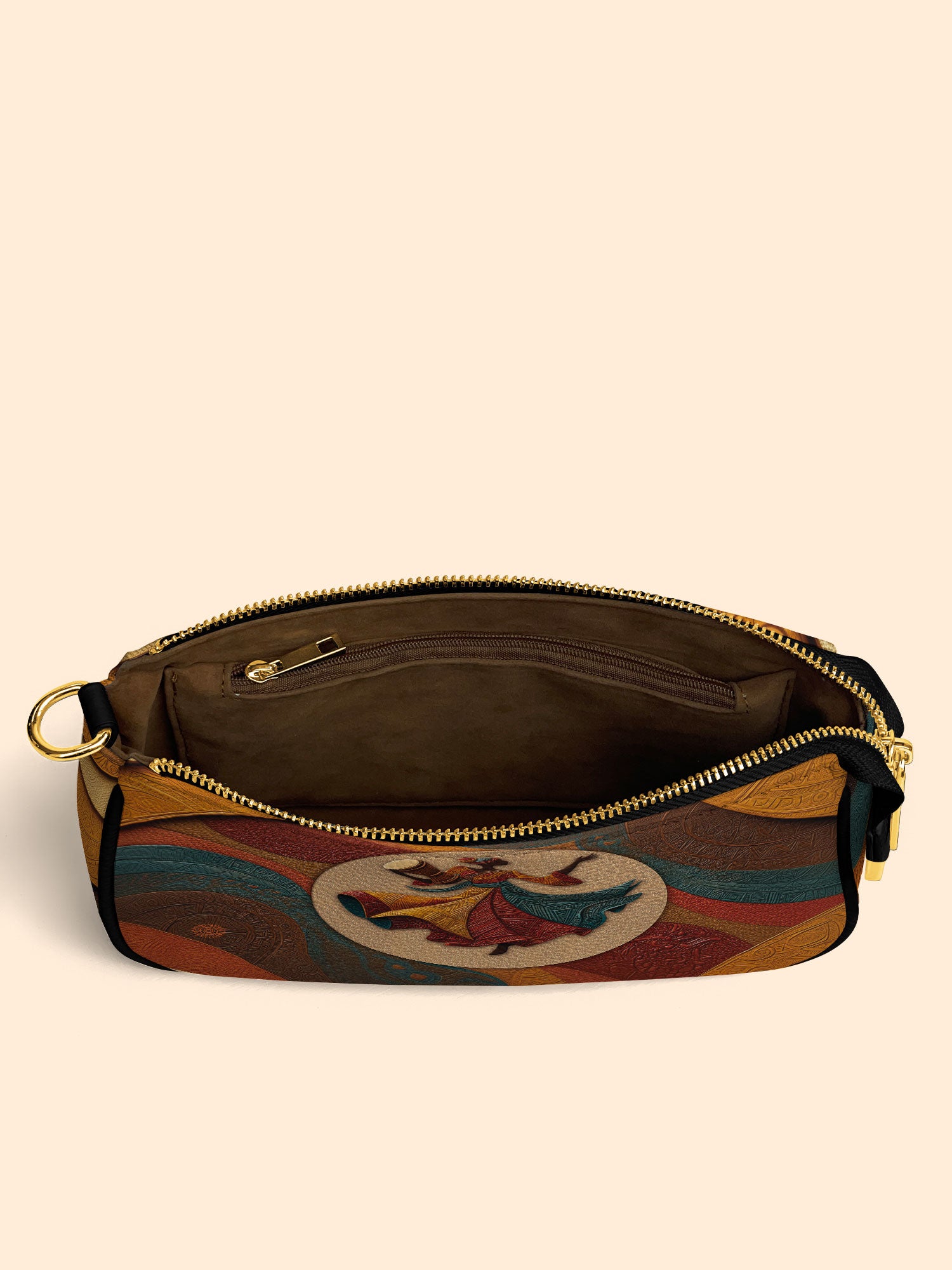 Dancing Rhythm Classic Zip Pochette QR0XD192