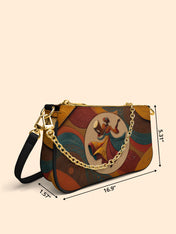 Dancing Rhythm Classic Zip Pochette QR0XD192