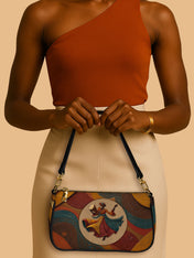 Dancing Rhythm Classic Zip Pochette QR0XD192