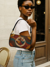 Dancing Rhythm Classic Zip Pochette QR0XD192