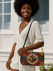 Dancing Rhythm Classic Zip Pochette QR0XD192