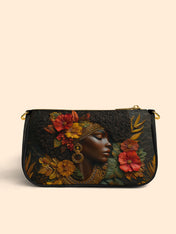 Floral Grace Classic Zip Pochette QR0XD188