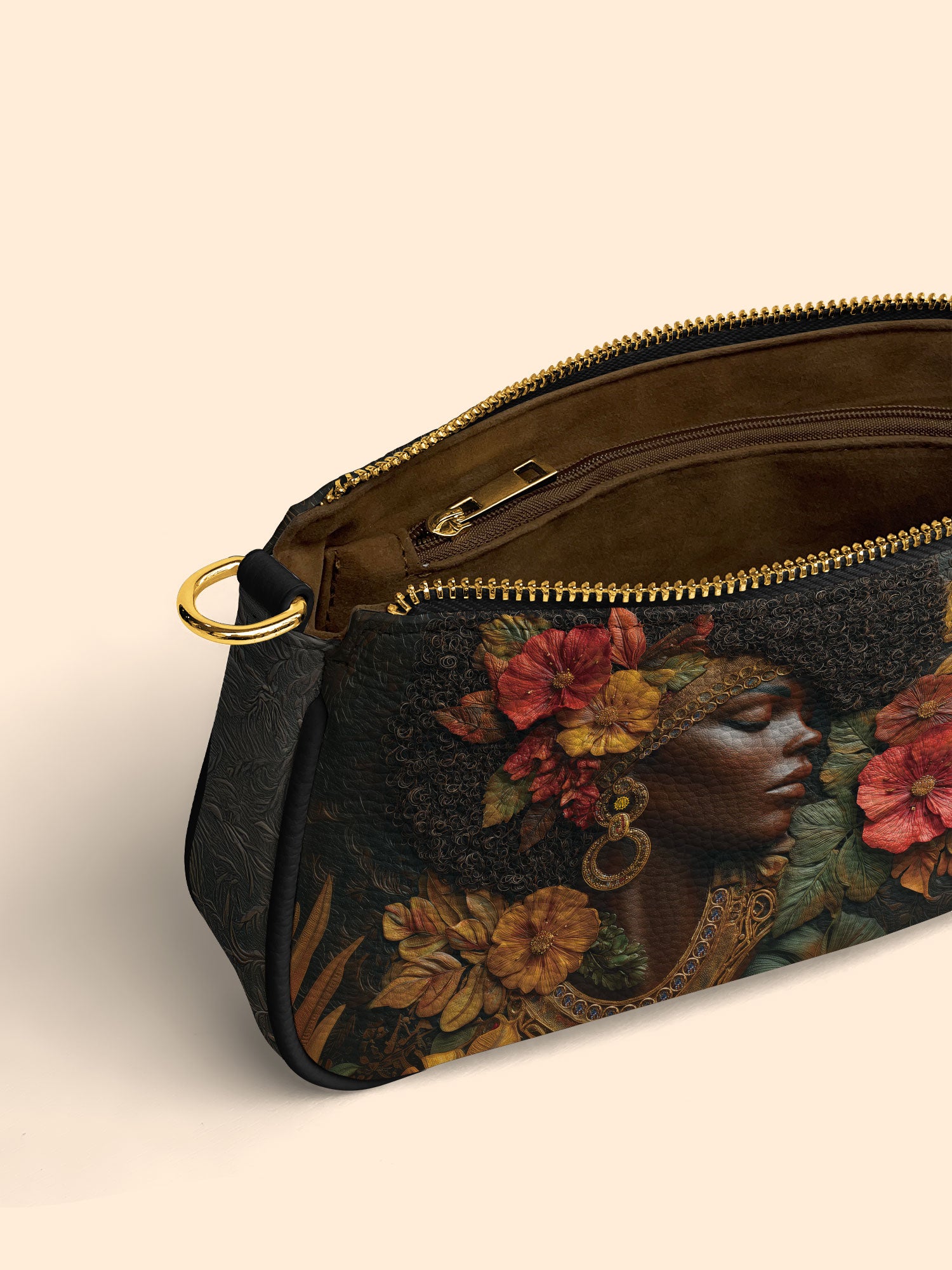 Floral Grace Classic Zip Pochette QR0XD188