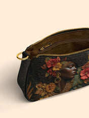 Floral Grace Classic Zip Pochette QR0XD188