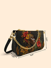 Floral Grace Classic Zip Pochette QR0XD188