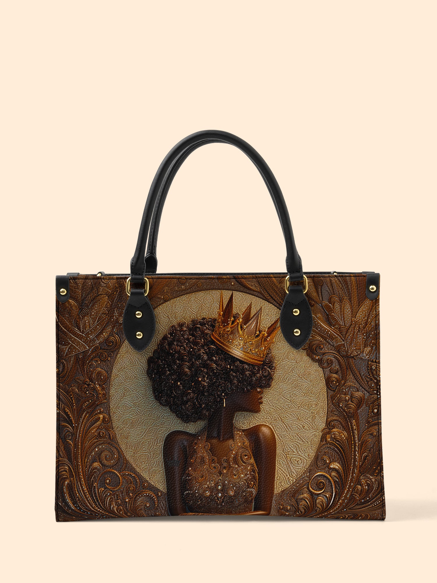 Coiled Glory Premium Leather Handbag QR0XD197