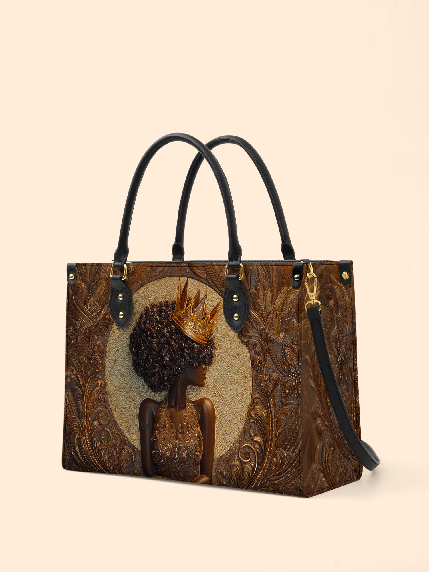 Coiled Glory Premium Leather Handbag QR0XD197