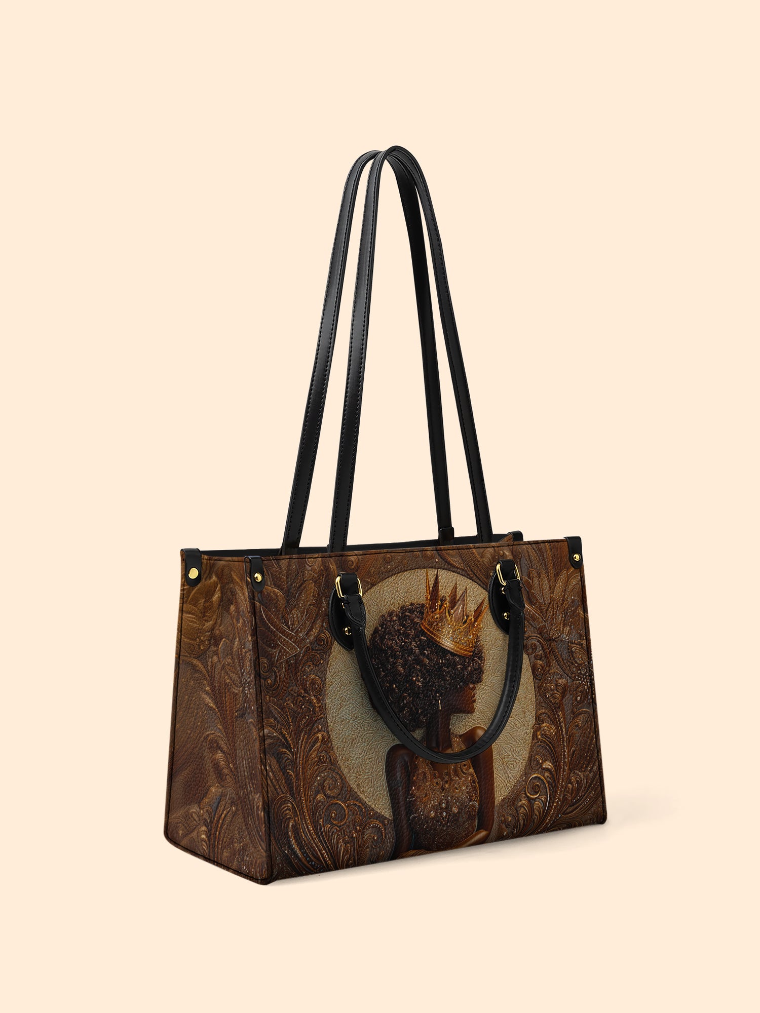 Coiled Glory Premium Leather Handbag QR0XD197