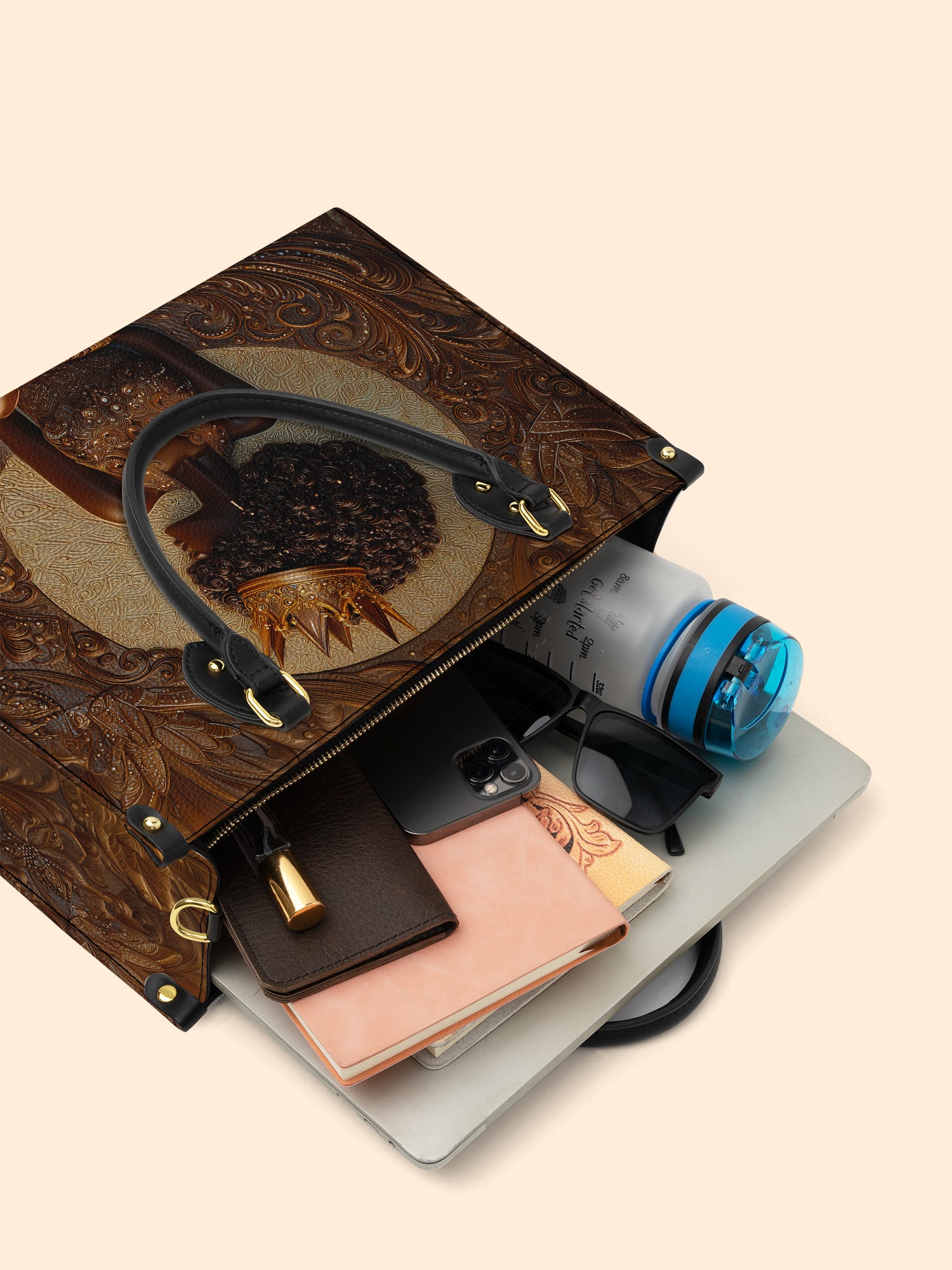 Coiled Glory Premium Leather Handbag QR0XD197