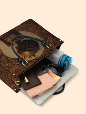 Coiled Glory Premium Leather Handbag QR0XD197