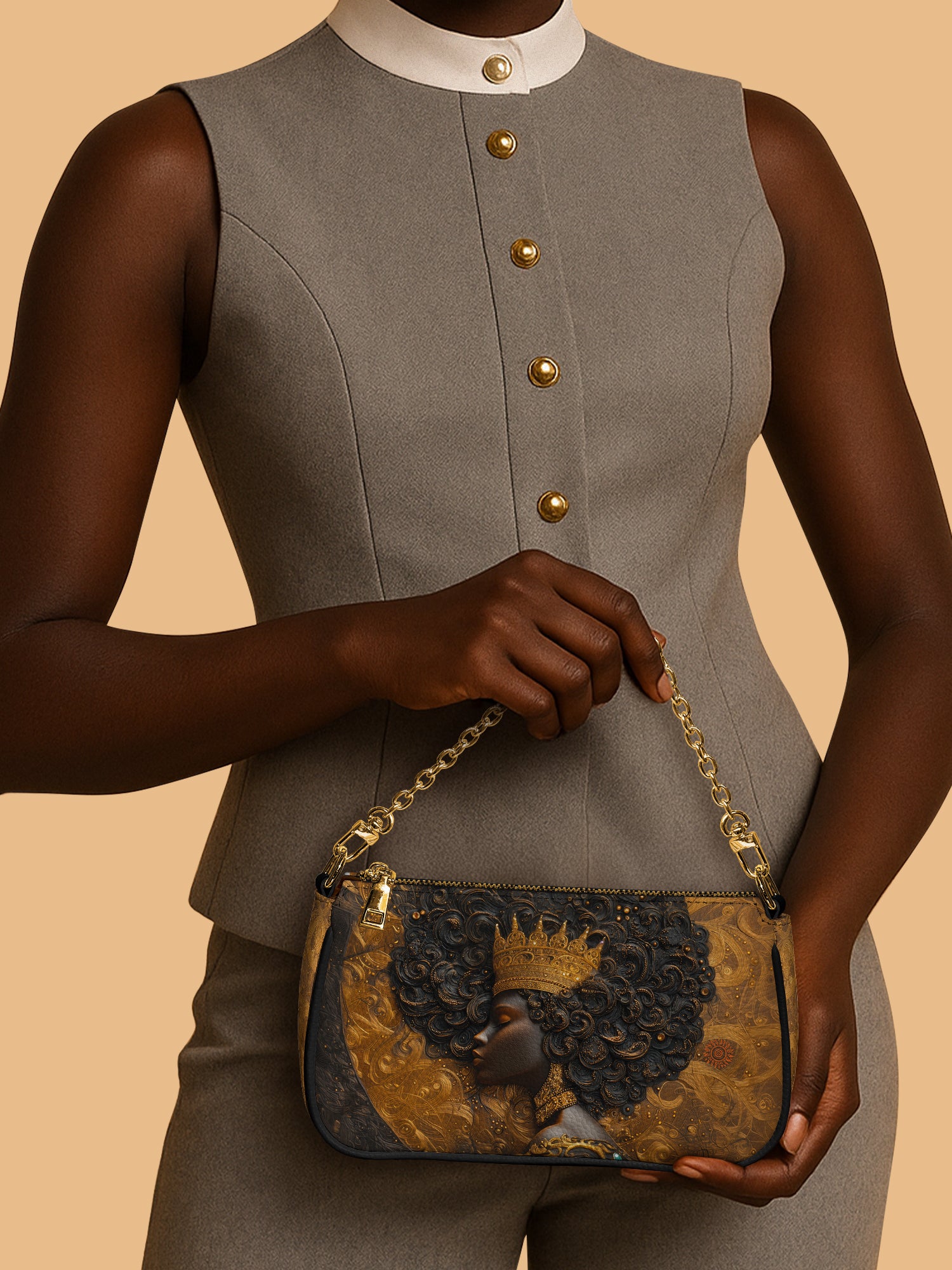 Melanin Spell Classic Zip Pochette QR0XD194