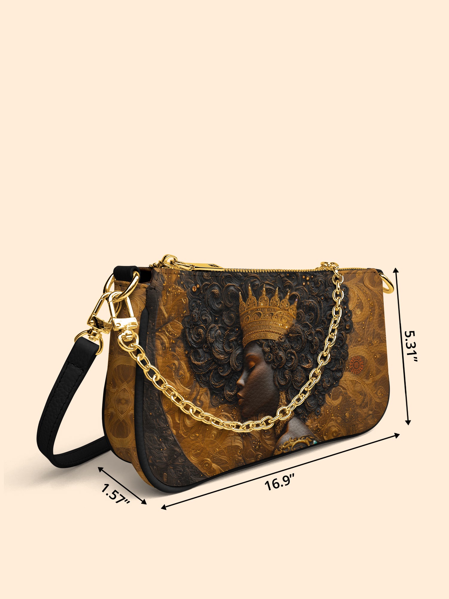 Melanin Spell Classic Zip Pochette QR0XD194