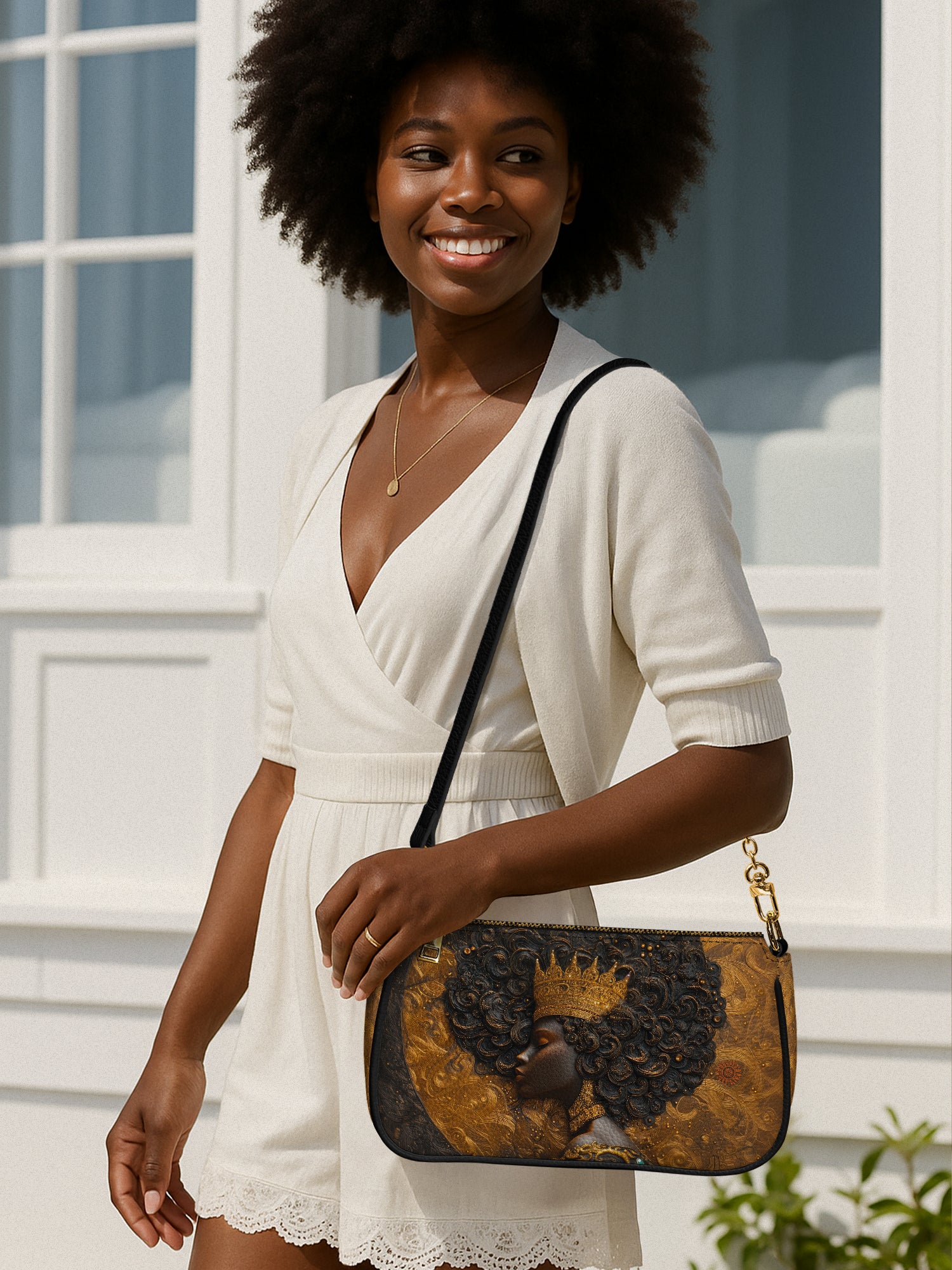 Melanin Spell Classic Zip Pochette QR0XD194