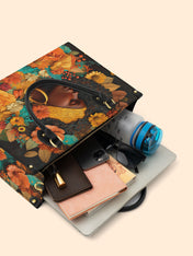 Crowned In Bloom Premium Leather Handbag QR0XD208