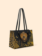 Golden Hive Premium Leather Handbag QR0XD207