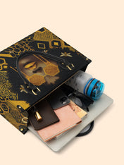 Golden Hive Premium Leather Handbag QR0XD207