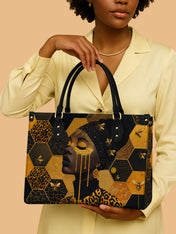 Queen Bee Premium Leather Handbag QR0XD201