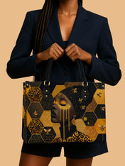 Queen Bee Premium Leather Handbag QR0XD201