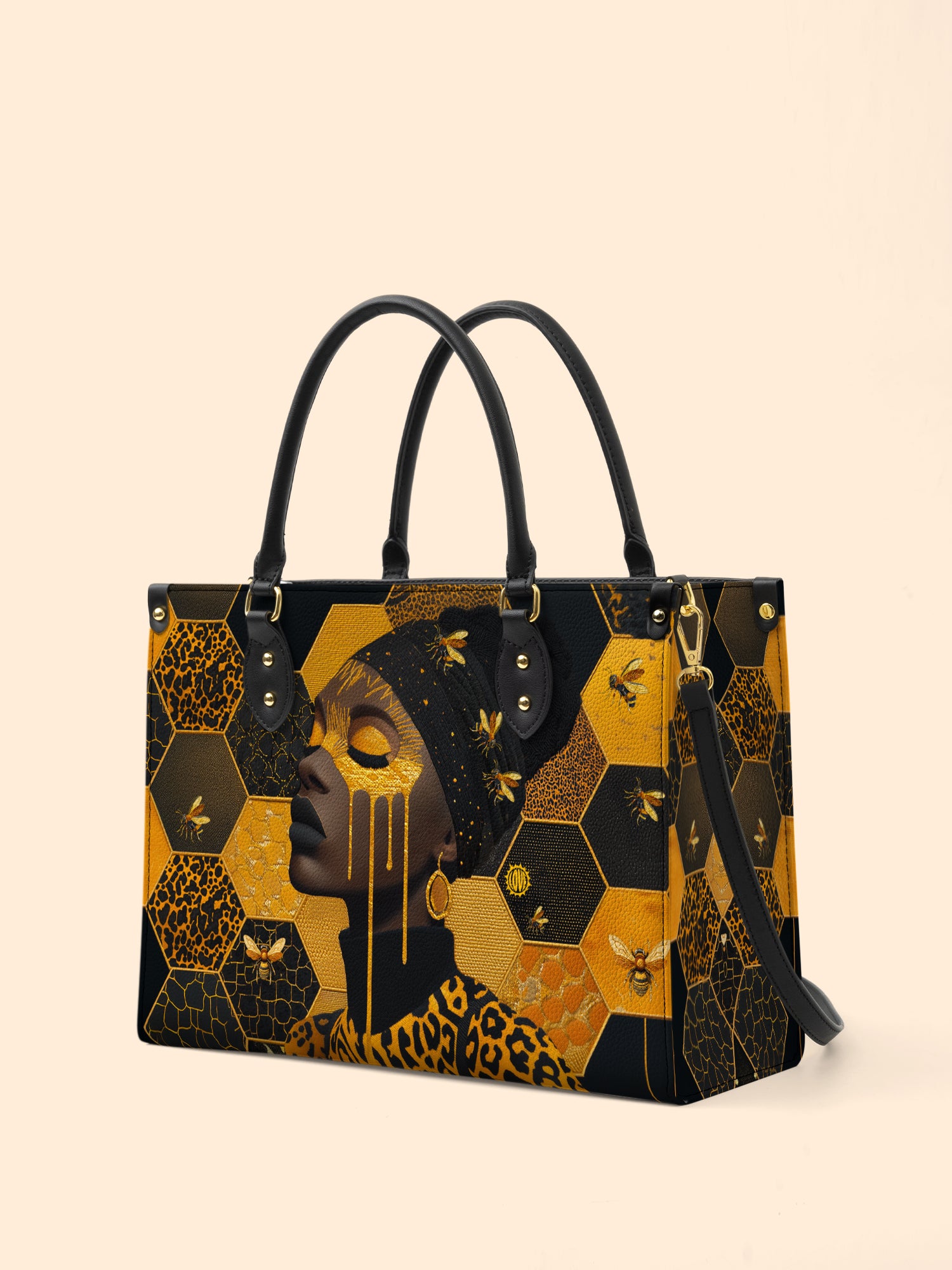 Queen Bee Premium Leather Handbag QR0XD201