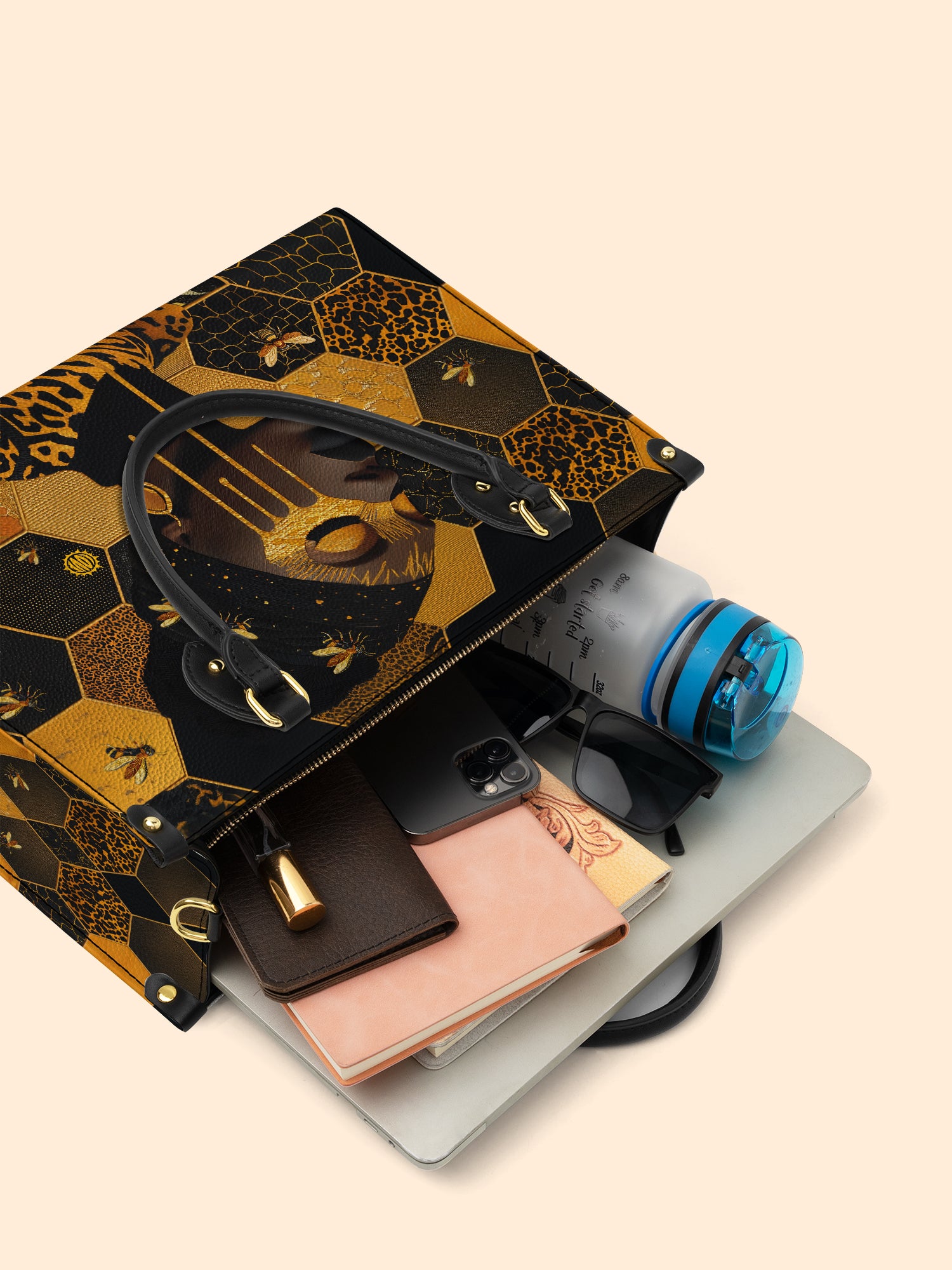 Queen Bee Premium Leather Handbag QR0XD201