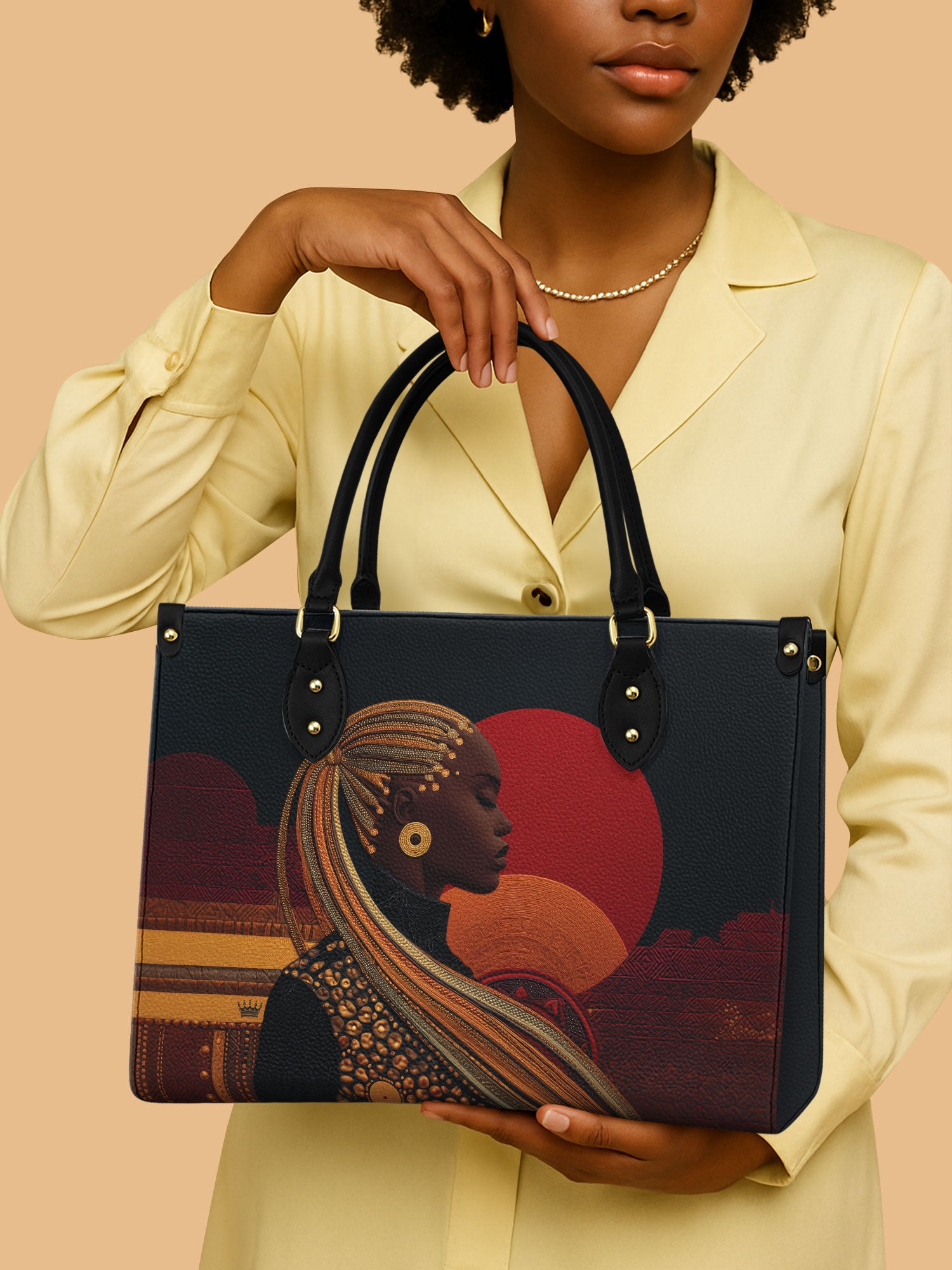 Sunthreaded Premium Leather Handbag QR0XD210