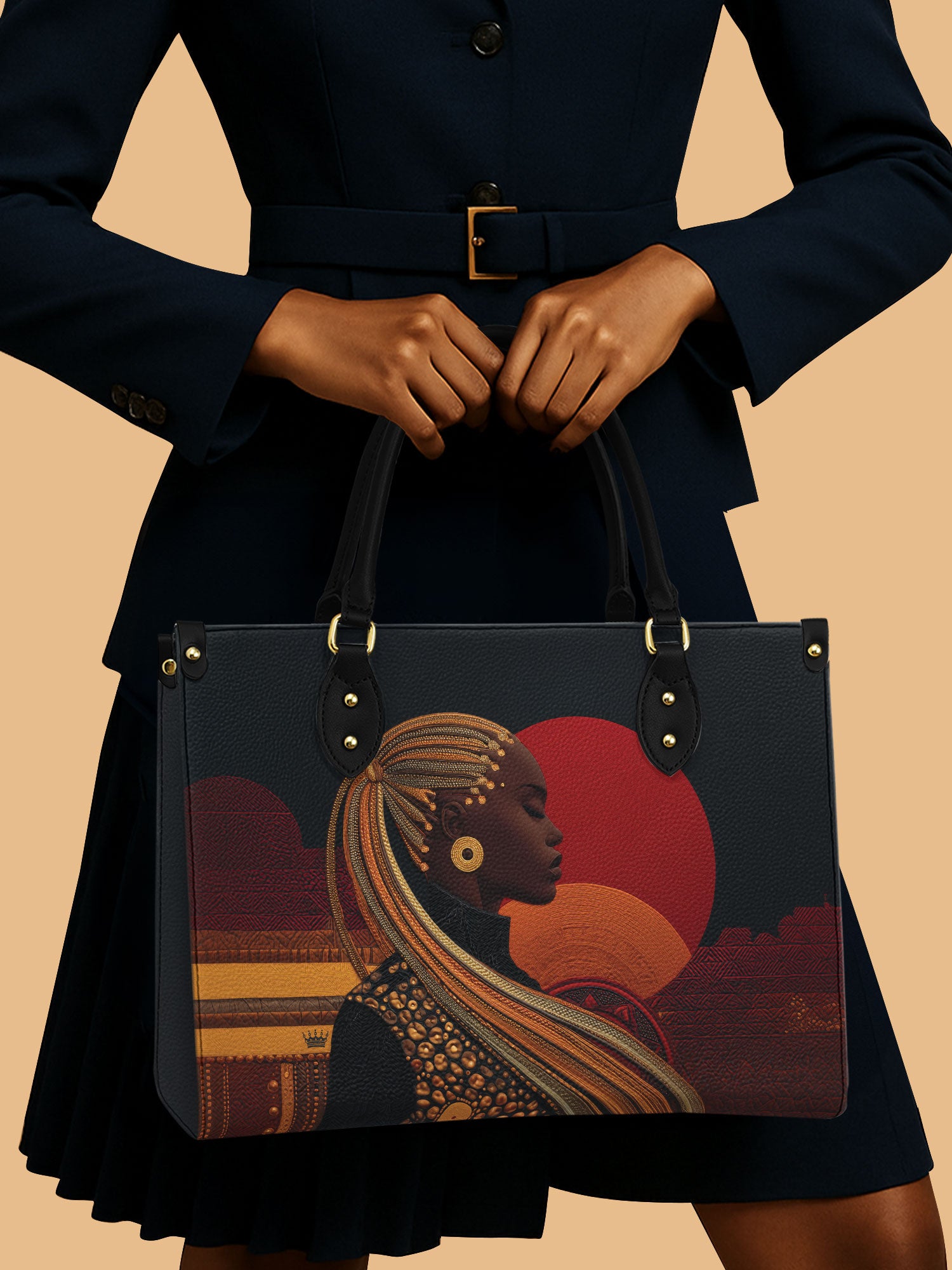 Sunthreaded Premium Leather Handbag QR0XD210