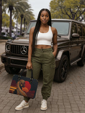 Sunthreaded Premium Leather Handbag QR0XD210