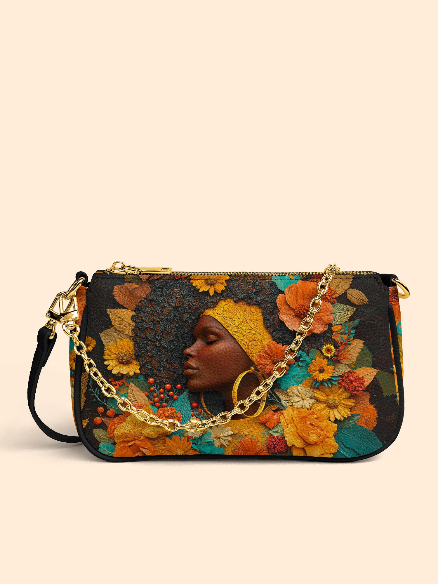 Crowned In Bloom Classic Zip Pochette QR0XD205