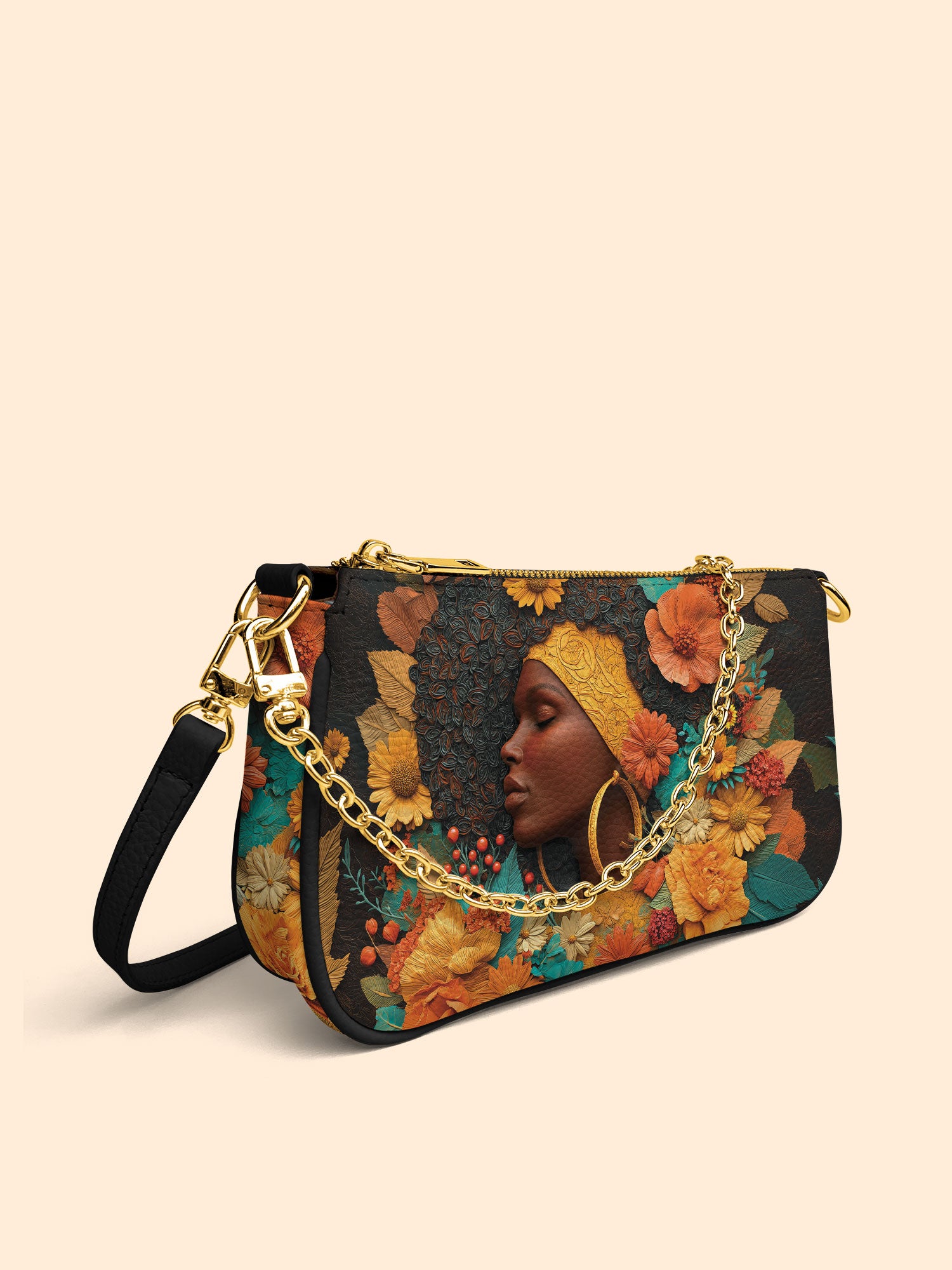 Crowned In Bloom Classic Zip Pochette QR0XD205