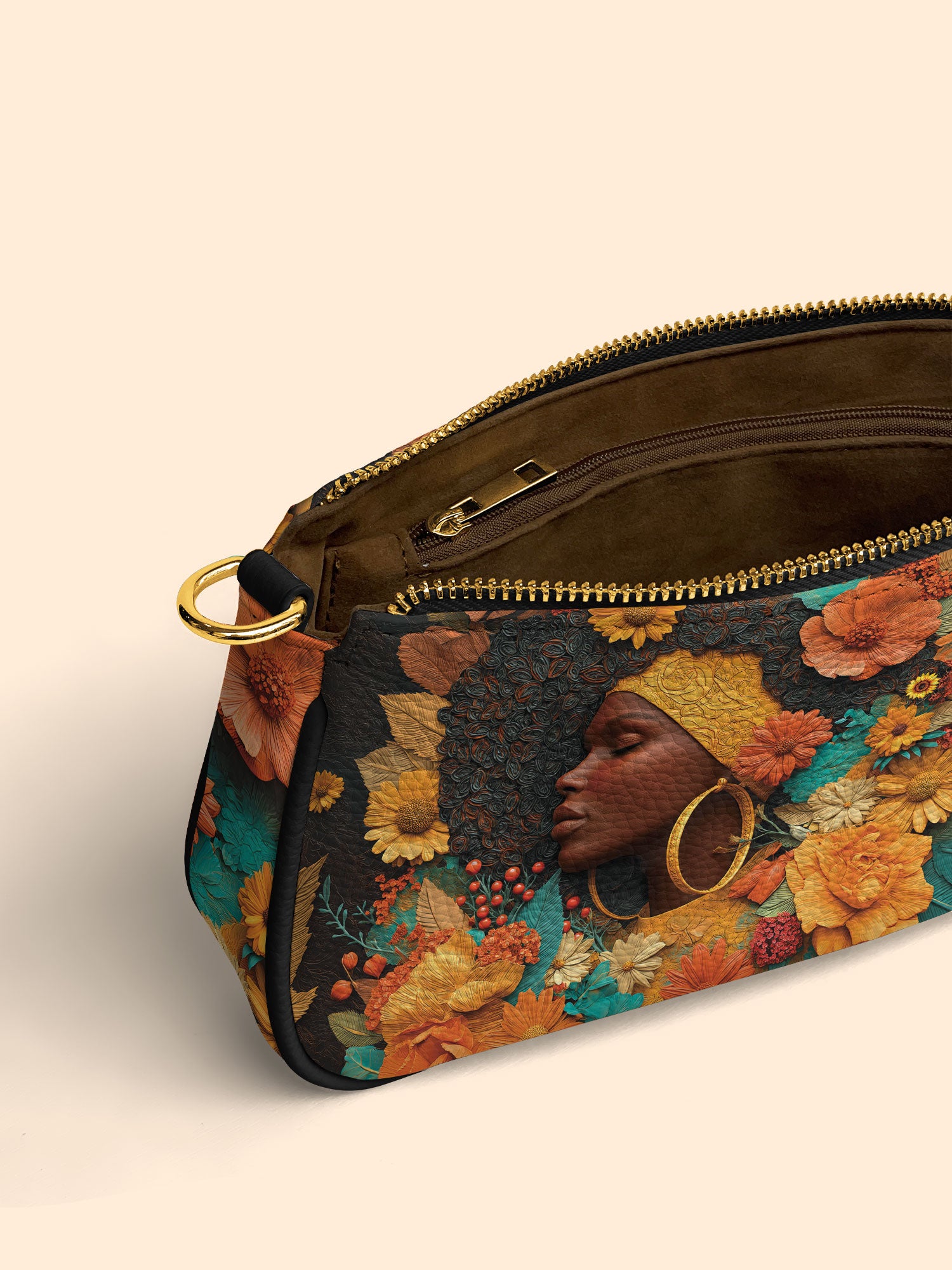 Crowned In Bloom Classic Zip Pochette QR0XD205