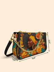 Crowned In Bloom Classic Zip Pochette QR0XD205