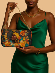 Crowned In Bloom Classic Zip Pochette QR0XD205