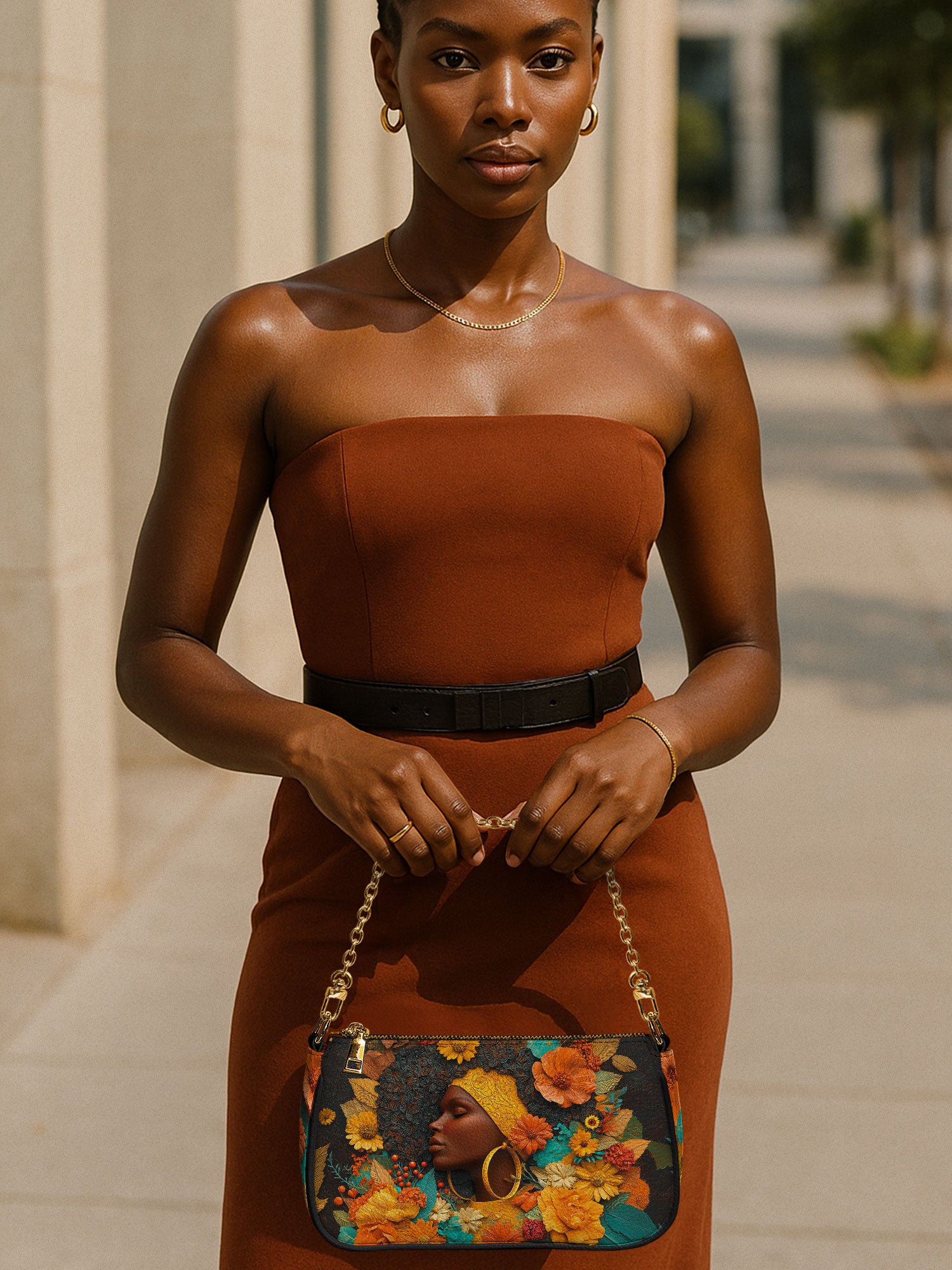 Crowned In Bloom Classic Zip Pochette QR0XD205