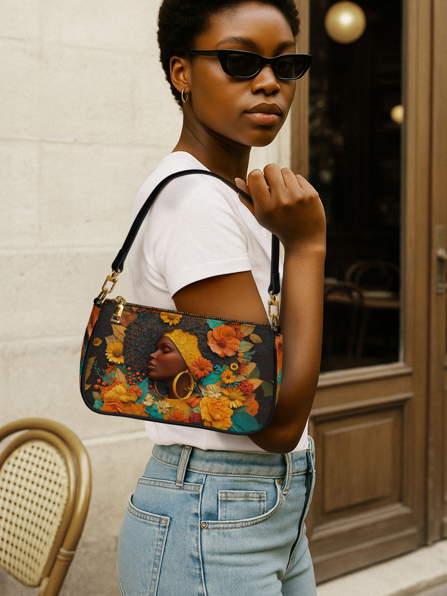 Crowned In Bloom Classic Zip Pochette QR0XD205