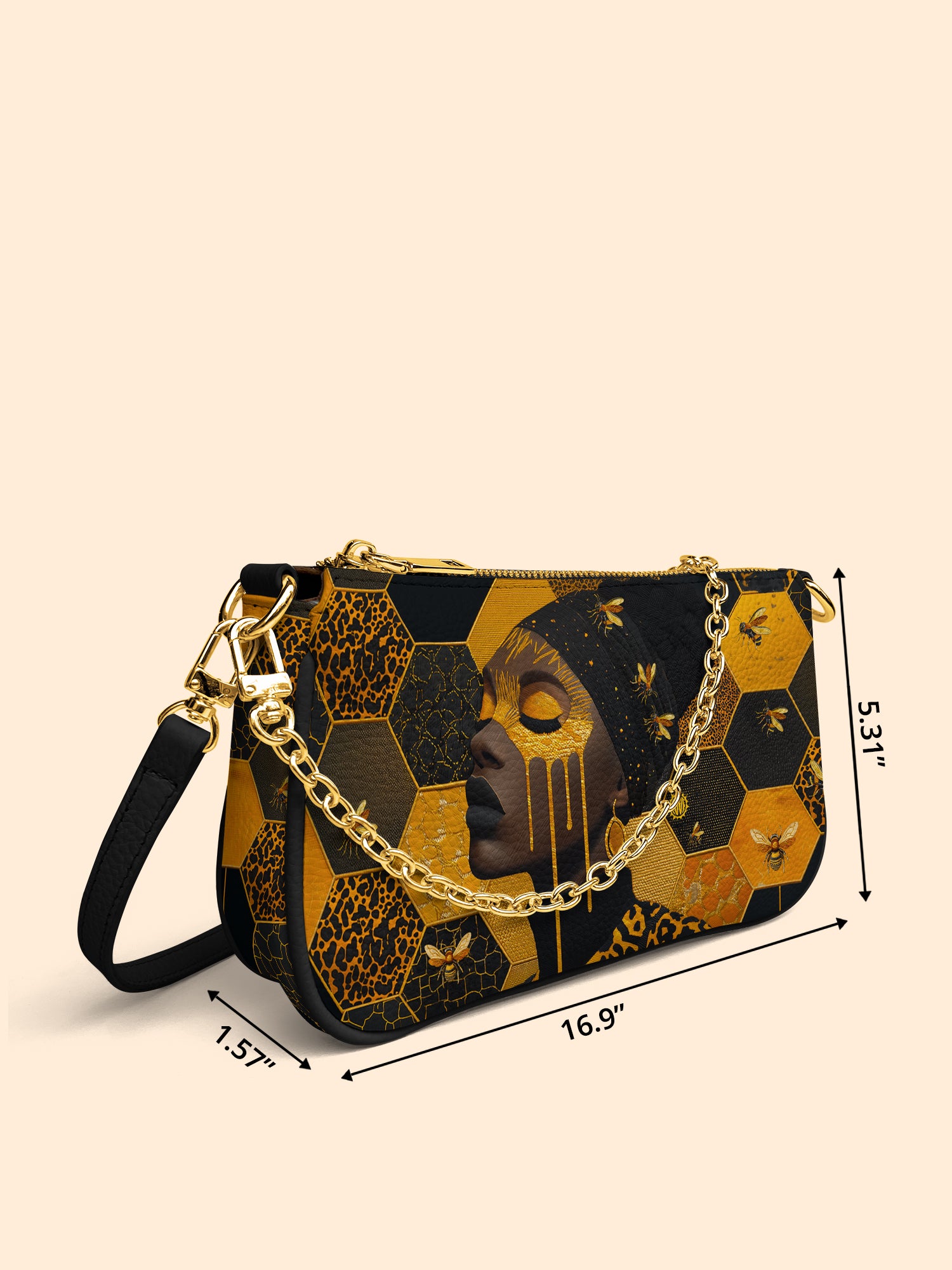 Queen Bee Classic Zip Pochette QR0XD202