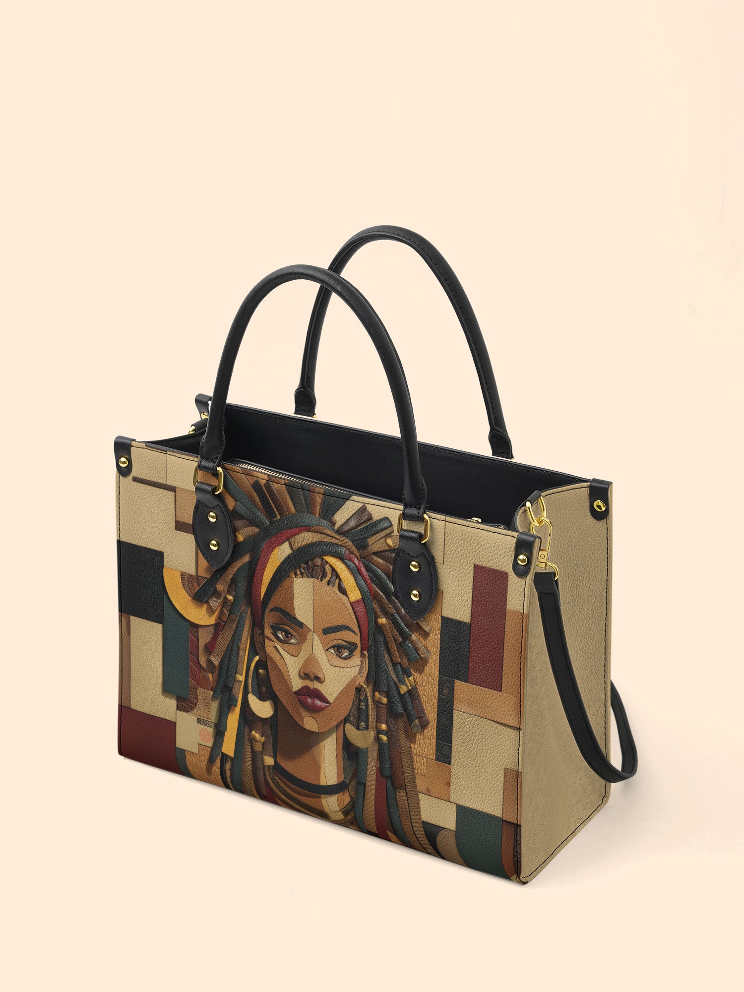 Bold Heritage Premium Leather Handbag QR0TD105