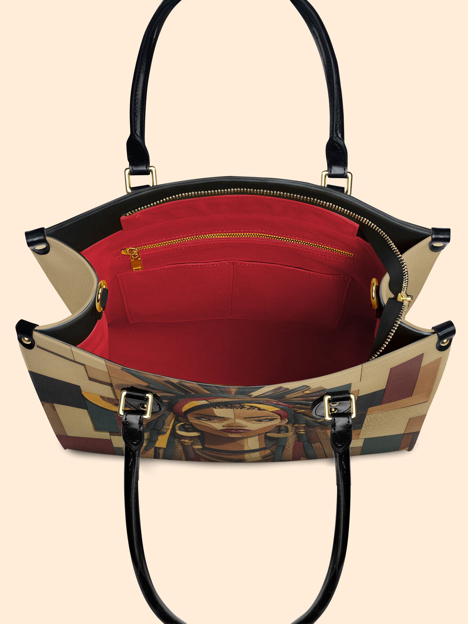 Bold Heritage Premium Leather Handbag QR0TD105