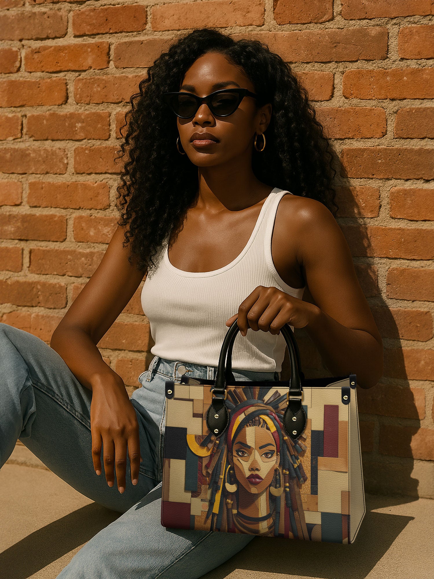 Bold Heritage Premium Leather Handbag QR0TD105