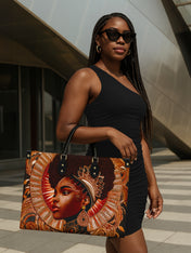 Cocoa Halo Premium Leather Handbag QR0XD223