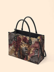 Dripping Petals Premium Leather Handbag QR0TD103