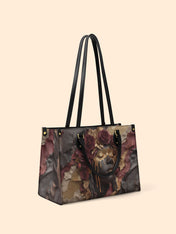 Dripping Petals Premium Leather Handbag QR0TD103