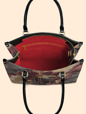 Dripping Petals Premium Leather Handbag QR0TD103