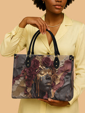 Dripping Petals Premium Leather Handbag QR0TD103