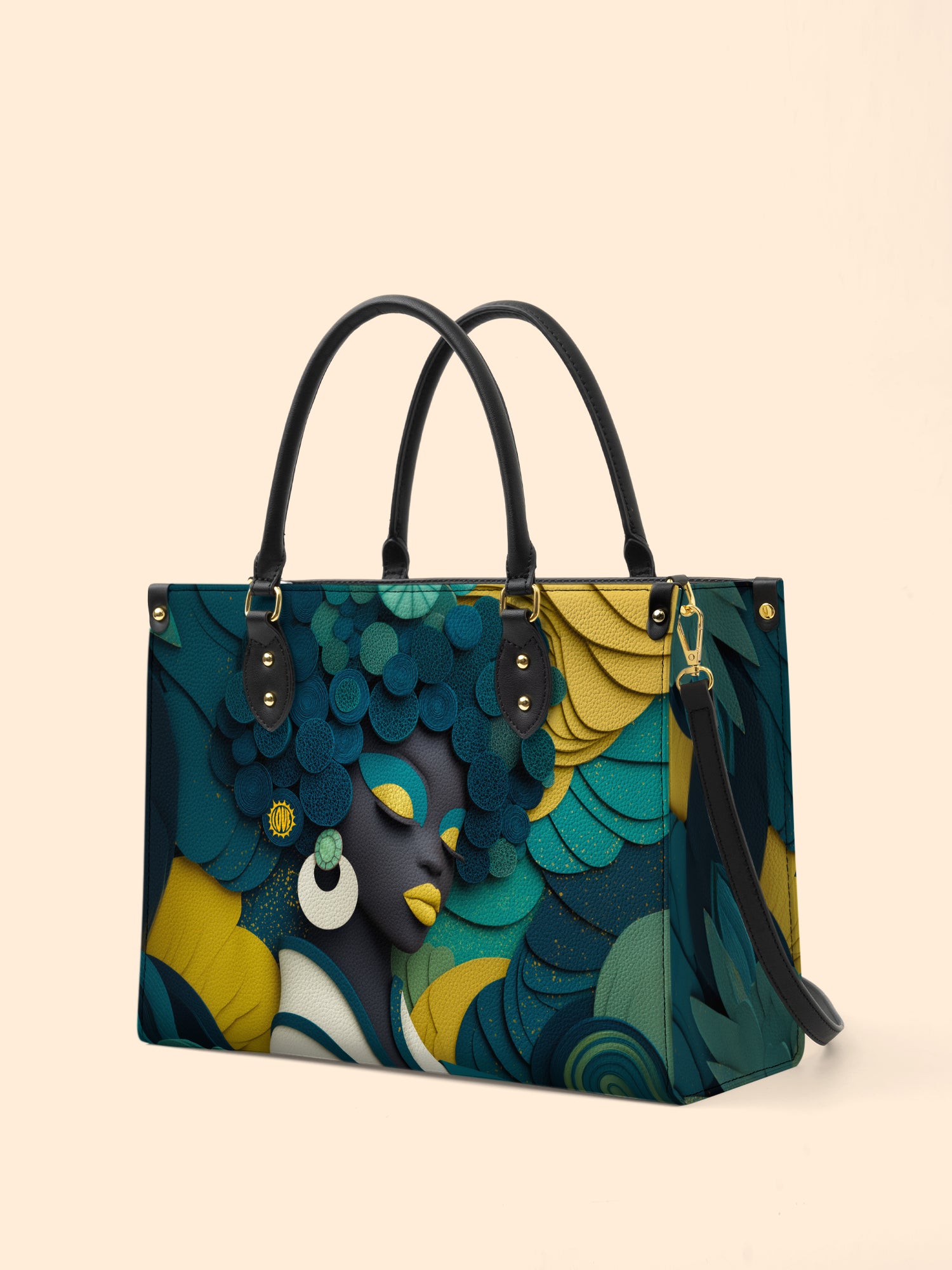 Echo Coil Premium Leather Handbag QR0TD141