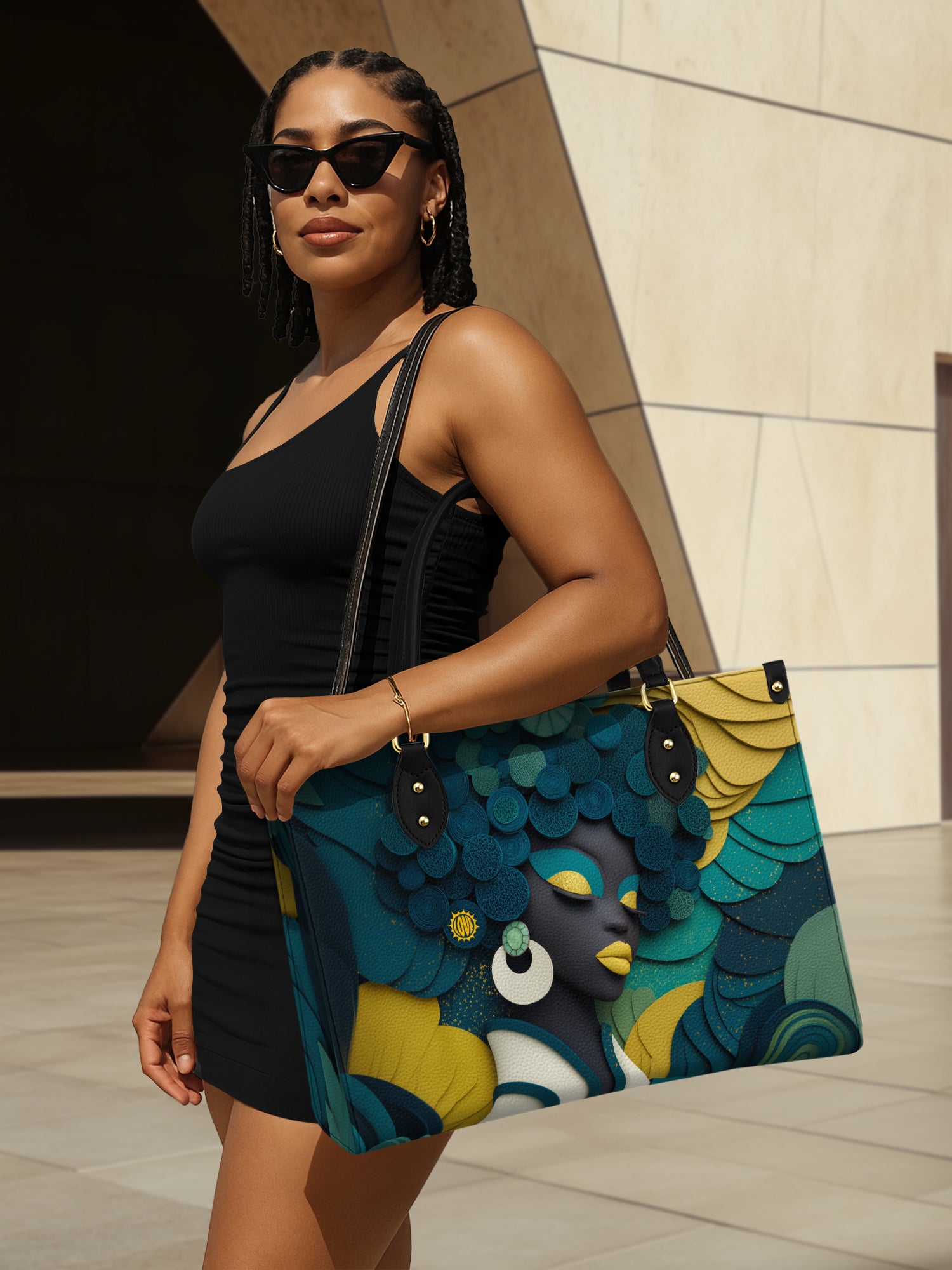 Echo Coil Premium Leather Handbag QR0TD141