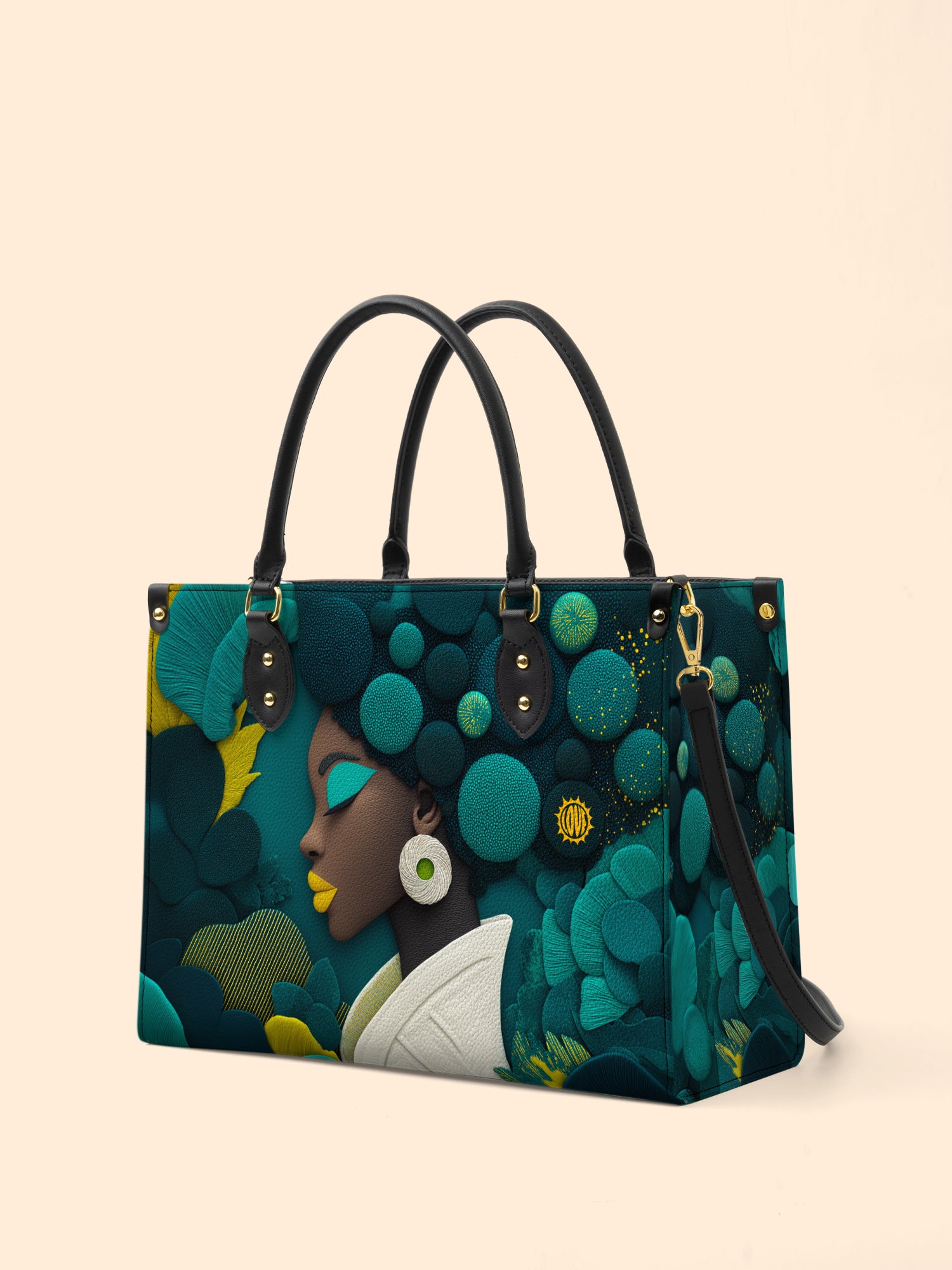 Knots Of Glor Premium Leather Handbag QR0TD143