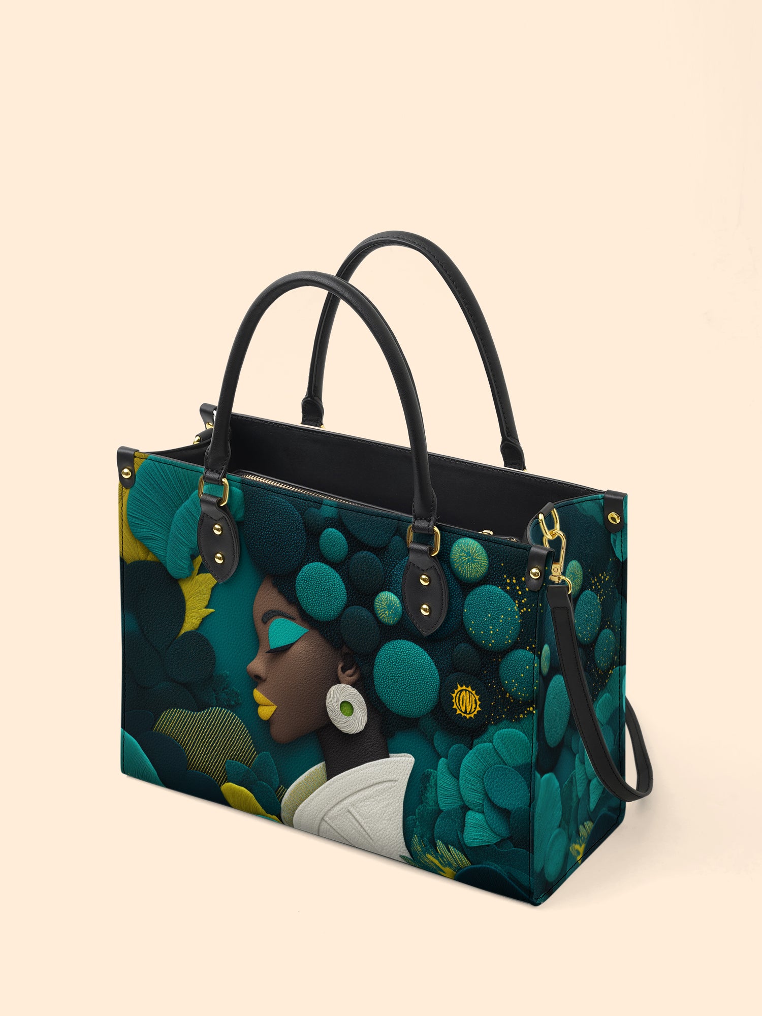 Knots Of Glor Premium Leather Handbag QR0TD143