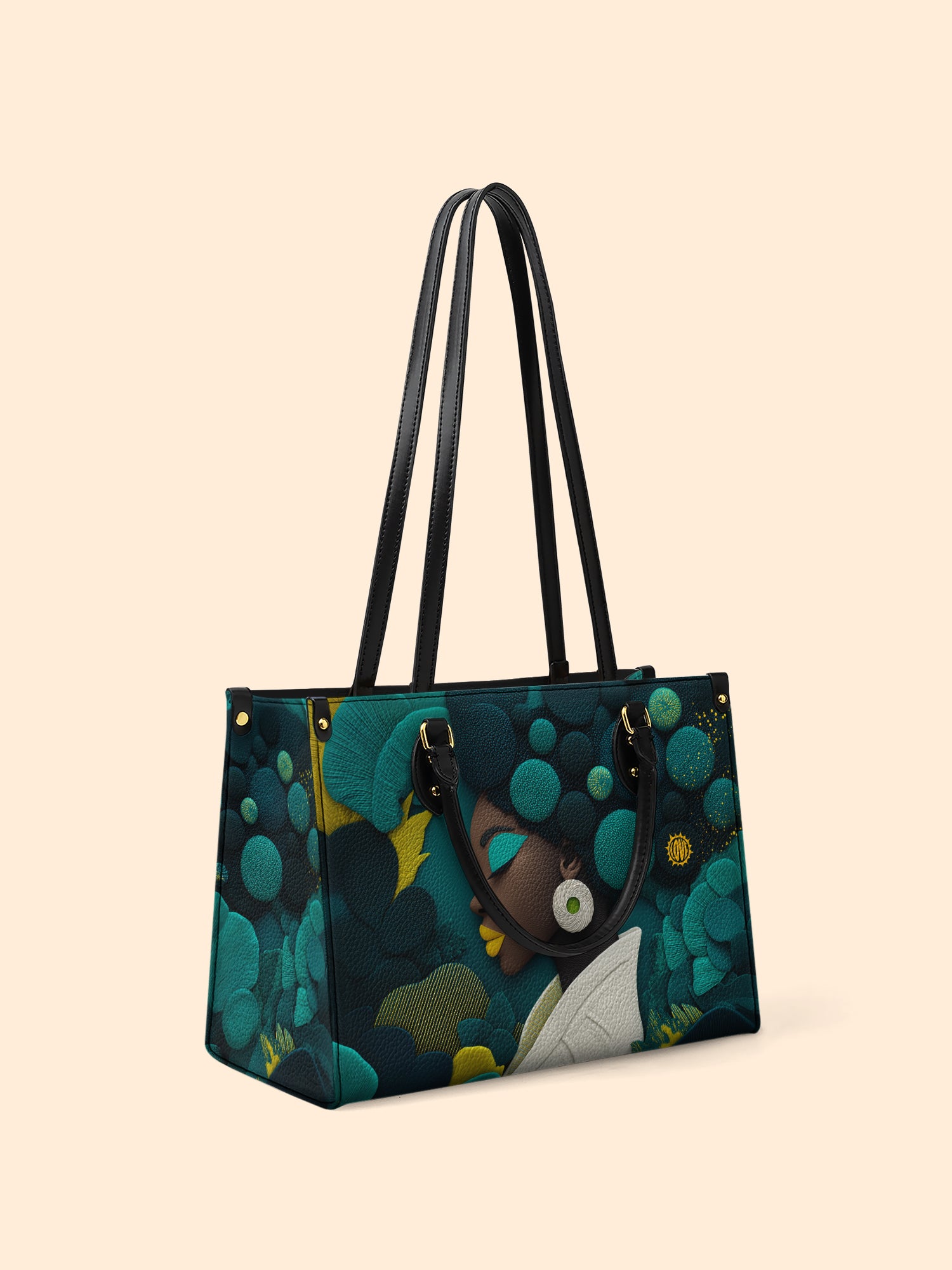 Knots Of Glor Premium Leather Handbag QR0TD143