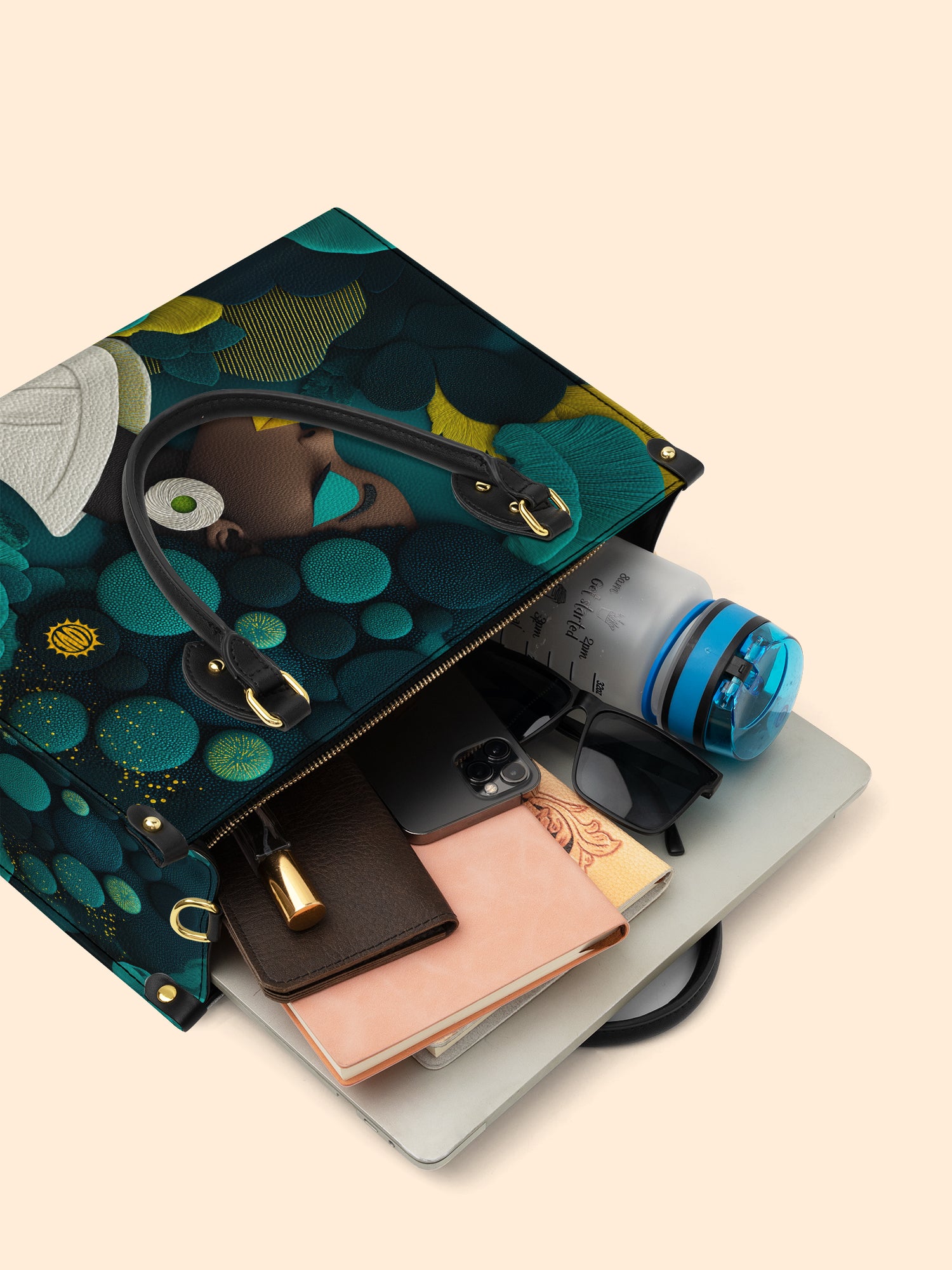 Knots Of Glor Premium Leather Handbag QR0TD143